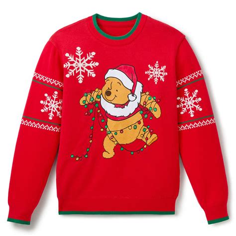 Disney Adult Sweater - Winnie the Pooh Light-Up Holidays