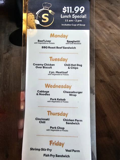 Menu at Stani’s Family Restaurant, Mentor