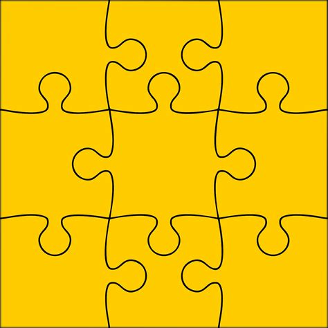 Free free printable blank jigsaw puzzles template, Download Free free printable blank jigsaw ...