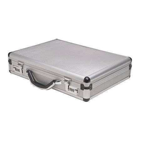 Roadpro Silver Aluminum Briefcases 17.5" SPC-931R | Zoro