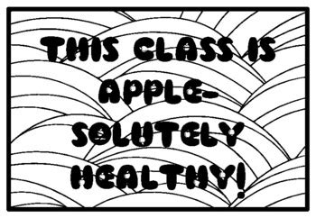 THIS CLASS IS APPLE-SOLUTELY HEALTHY! Fall Apple Activity, Apples ...