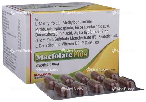 Macfolate Plus Capsule: Price, Uses, Side Effects & How to Use - MediBuddy