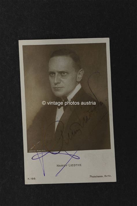 Fotopostkarte Autogramm Harry Liedtke um 1925, Photochemie, Berlin ...