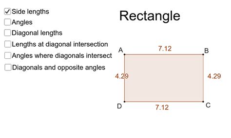 Image result for Rectangle Properties