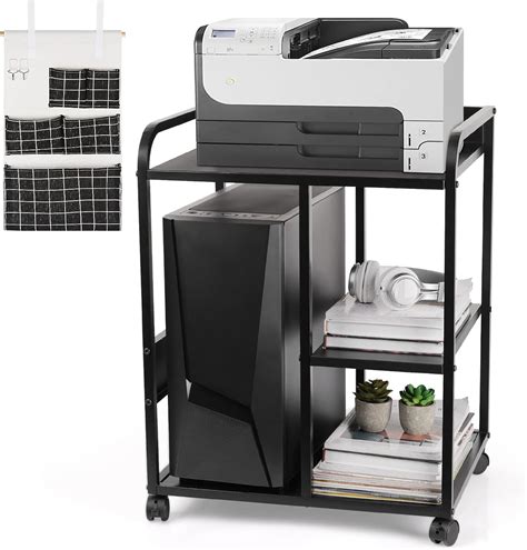 Jitnetiy Mobile Printer Stand with Storage 3-Tier India | Ubuy