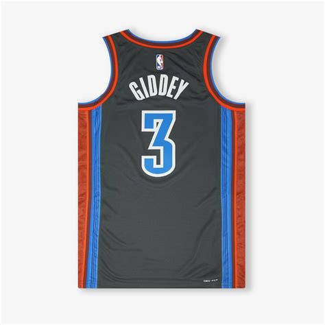 Josh Giddey Oklahoma City Thunder 2023 City Edition Swingman Jersey ...