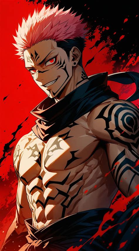 Ryomen Sukuna in Yuji Itadori's body (Jujutsu Kaisen) in 2025 | Anime ...