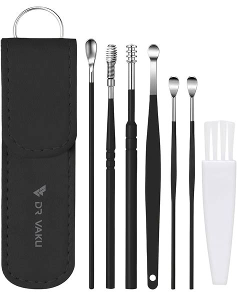 Buy Dr Vaku ® Reusable EarWax Removal Cleaning Tool Kit (Set of 7 ...