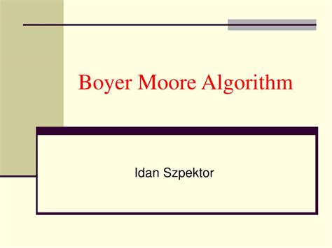 Image result for Boyer Moore Algorithm Examples