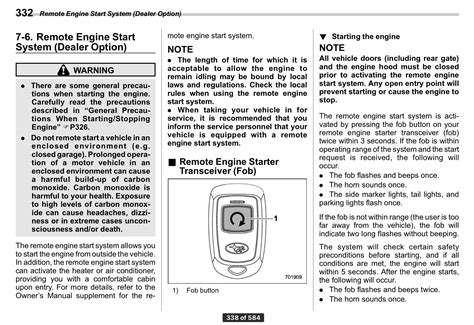 Image result for Subaru Remote Start Programming