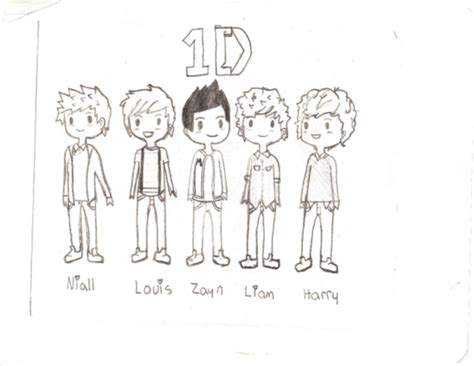 Image result for One Direction Cartoon Characters