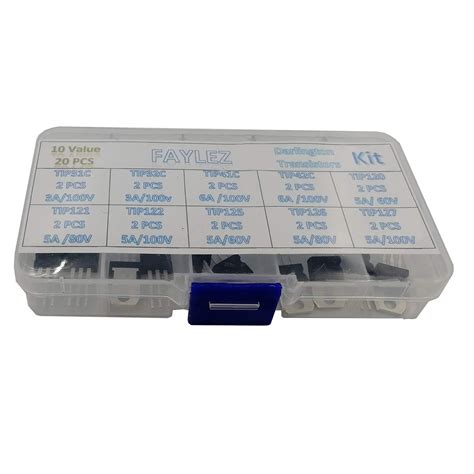 FAYLEZ 20 Pcs 10 Values Silicon Epitaxial Power Transistor TIP31C ...