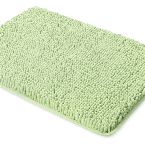 Amazon.com: Yeaban Seafoam Green Bathroom Rugs – Thick Chenille Bath ...