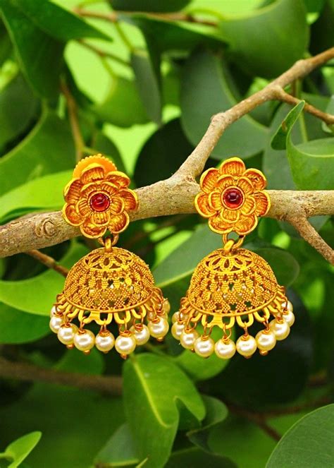 FLORAL DESIGNER JHUMKI – Sonchafa