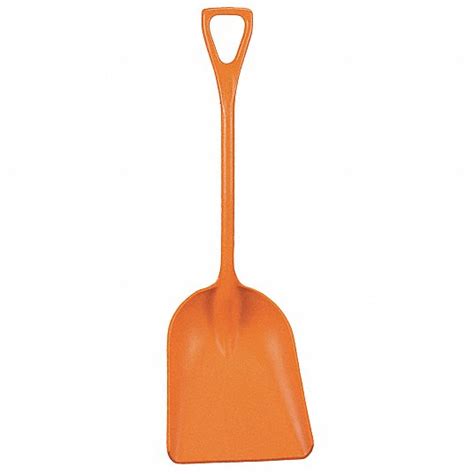 VIKAN, Orange, 17 in Blade Lg, Hygienic Shovel - 9YFY4|69827 - Grainger