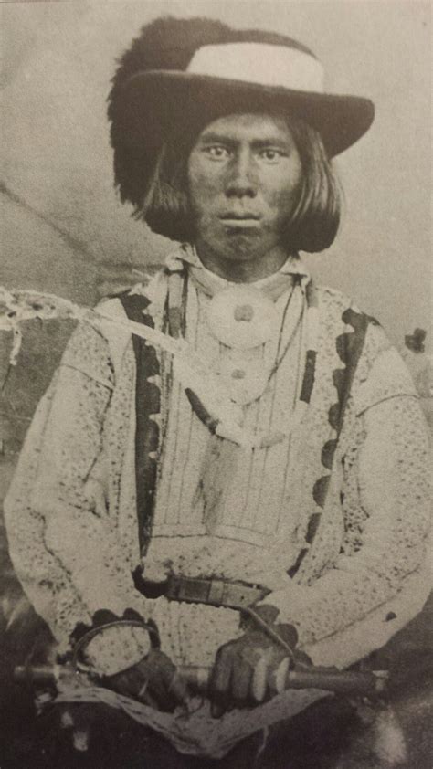 A Creek (Muscogee)Indian Warrior during the civil war in Indian ...