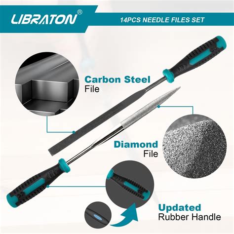 Libraton Needle File Set, Diamond Needle File Set, India | Ubuy