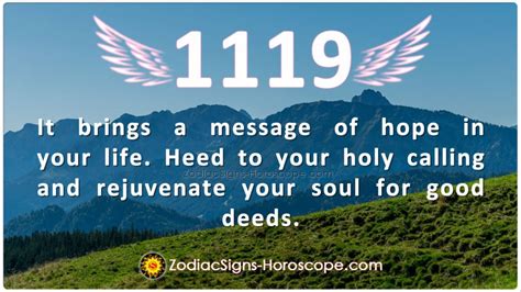 Angel Number 1119 Brings a Message of Hope in Your Life | ZSH