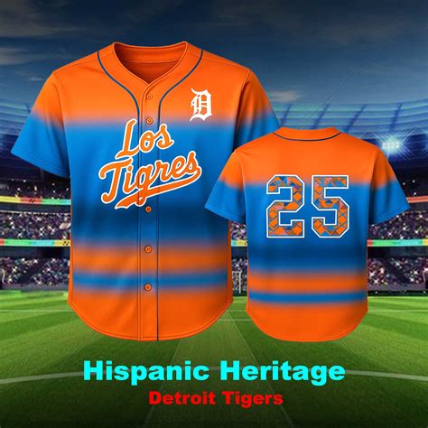 Hispanic Heritage Detroit Tigers Baseball Jersey