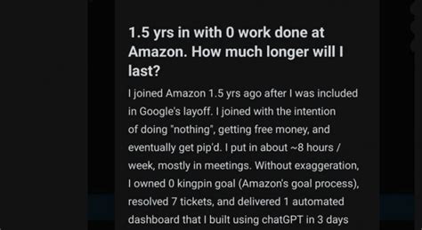 Amazon Employee Admits To Earning $370K While Doing 'Nothing' For Over ...
