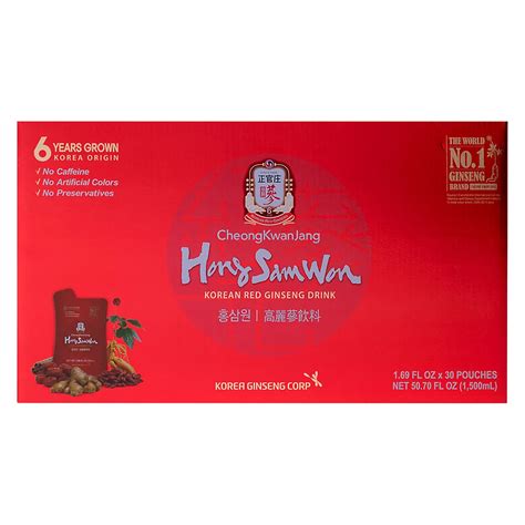 Cheong Kwan Jang Korean Red Ginseng Drink, 30 ct. | BJ's Wholesale Club