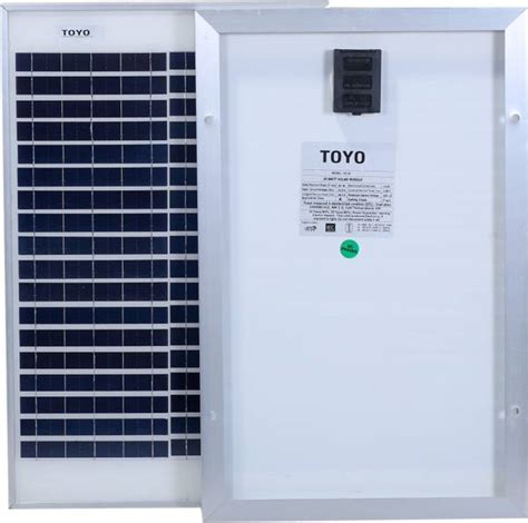 Toyo SOLAR 20 Watt - 12 Volt Solar Panel - Price History