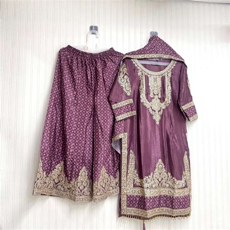 MUSHK MR 1015 HEAVY EMBROIDERY DESIGNER WEDDING WEAR SUITS AT BEST ...