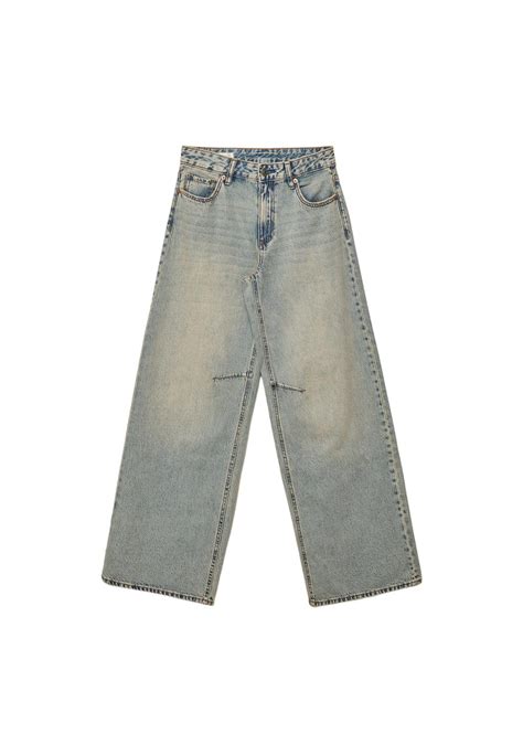Women’s wide leg jeans | Stradivarius Worldwide
