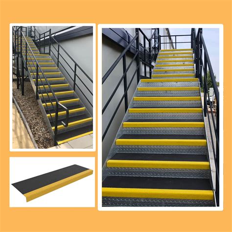 Anti-Slip GRP Stair Treads