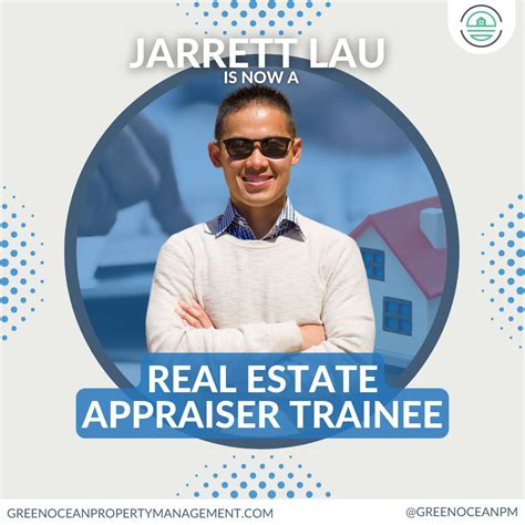 Jarrett Lau is now an Appraiser Trainee! | Green Ocean Property Management