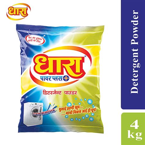 Dhara Power Plus Detergent Powder for Washing Machine - 4 kg : Amazon ...