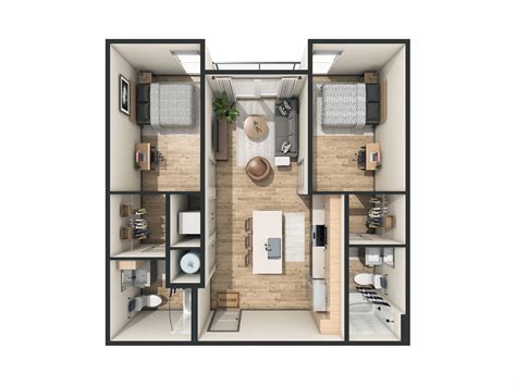 Hawkeye Student Apartment Floor Plans | Replay Iowa City