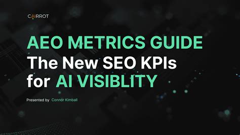 AEO Metrics: New SEO KPIs for AI Visibility | Most Important SEO ...