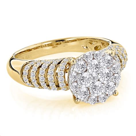 Unique Engagement Rings: Ladies Diamond Ring 1.28ct 14K Gold