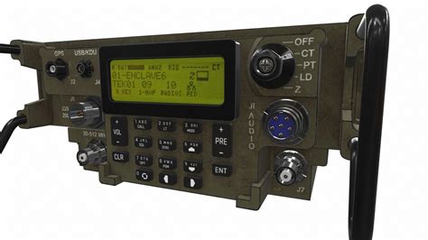 Radio military AN PRC-117G 3D model | CGTrader