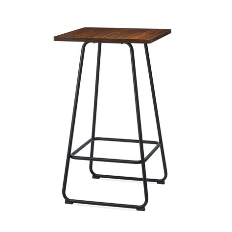 17 Stories Carrel Industrial Modern Square Bar Table & Reviews | Wayfair