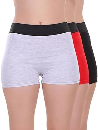 Buy Selfcare Solid Cotton High-Rise Tummy Control Boy Short Panties for ...