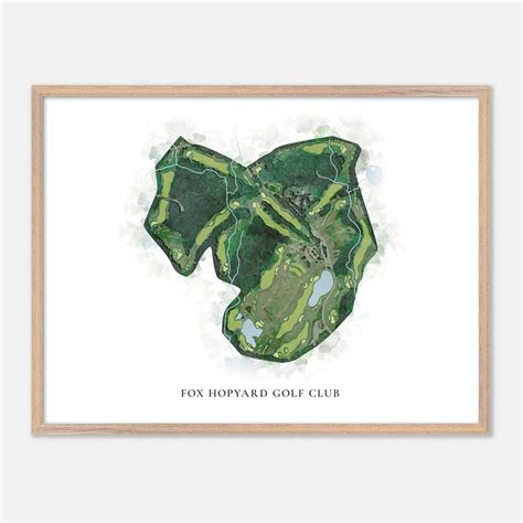 Fox Hopyard Golf Club in East Haddam, Connecticut - Classic Watercolor ...