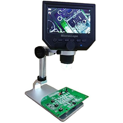 Mustool G600 Digital 1-600X 3.6MP 4.3inch HD LCD Display Microscope ...