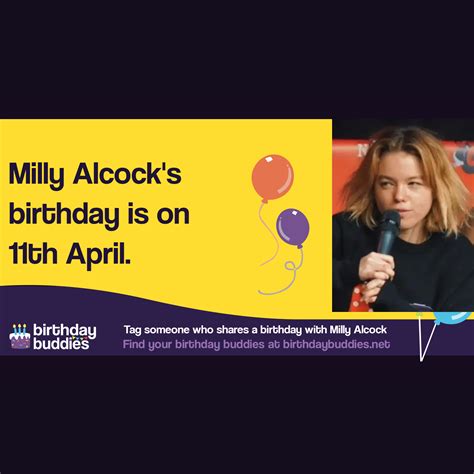 Milly Alcock's birthday is 11th April 2000