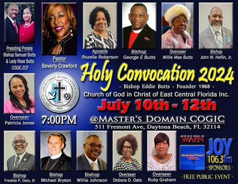 Holy Convocation Church of God in Christ of East Central Florida ...