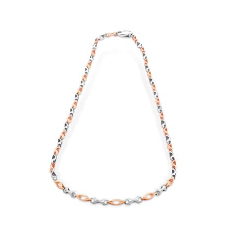 Jewelove™ Chains Men of Platinum | Pt + Rose Gold Chain for Men JL PT ...