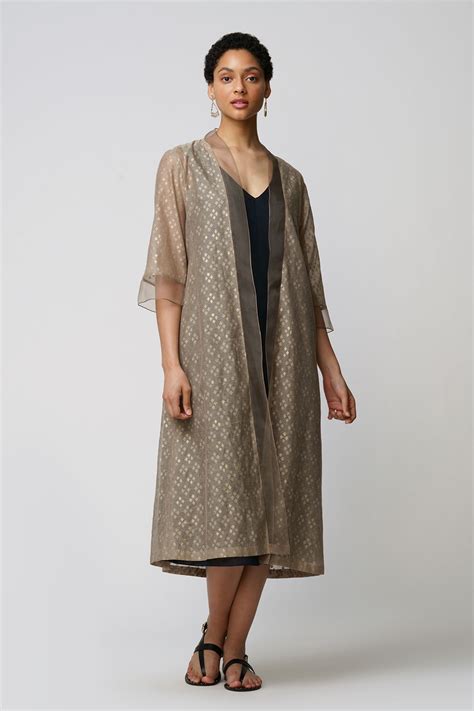 Neera' shrug kora cotton taupe | Mallika Mathur