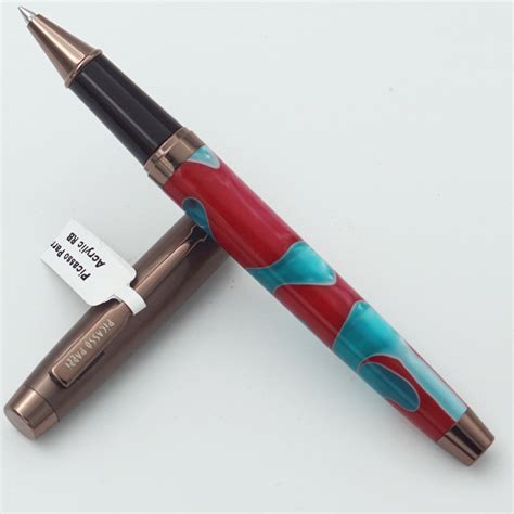 Picasso Parri Red With Blue Color Acrylic Body And Coffee Color Cap ...
