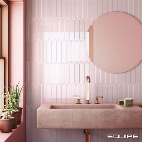 Trendy soft pink bathroom tiles arrow – Artofit
