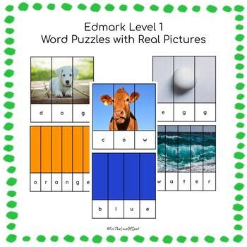 Edmark Level 1 Puzzles by ForTheLoveOfSpEd | TPT