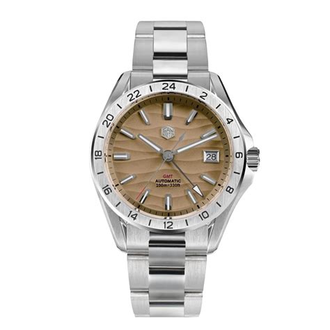 San Martin New 39mm GMT Watch Mechanical SN0129 - Brown – DREAM WATCHES