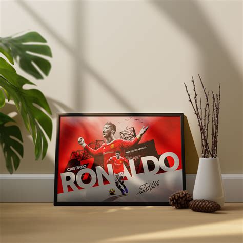 Footballer Cristiano Ronaldo Poster & Cr7 Wall Frame – Oye Aalsi