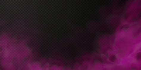 Pink smoke puff isolated on transparent black background png steam ...