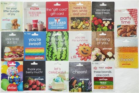 Giant Eagle Gift Card - LOT of 17 - Grocery, Food Store, Supermarket ...